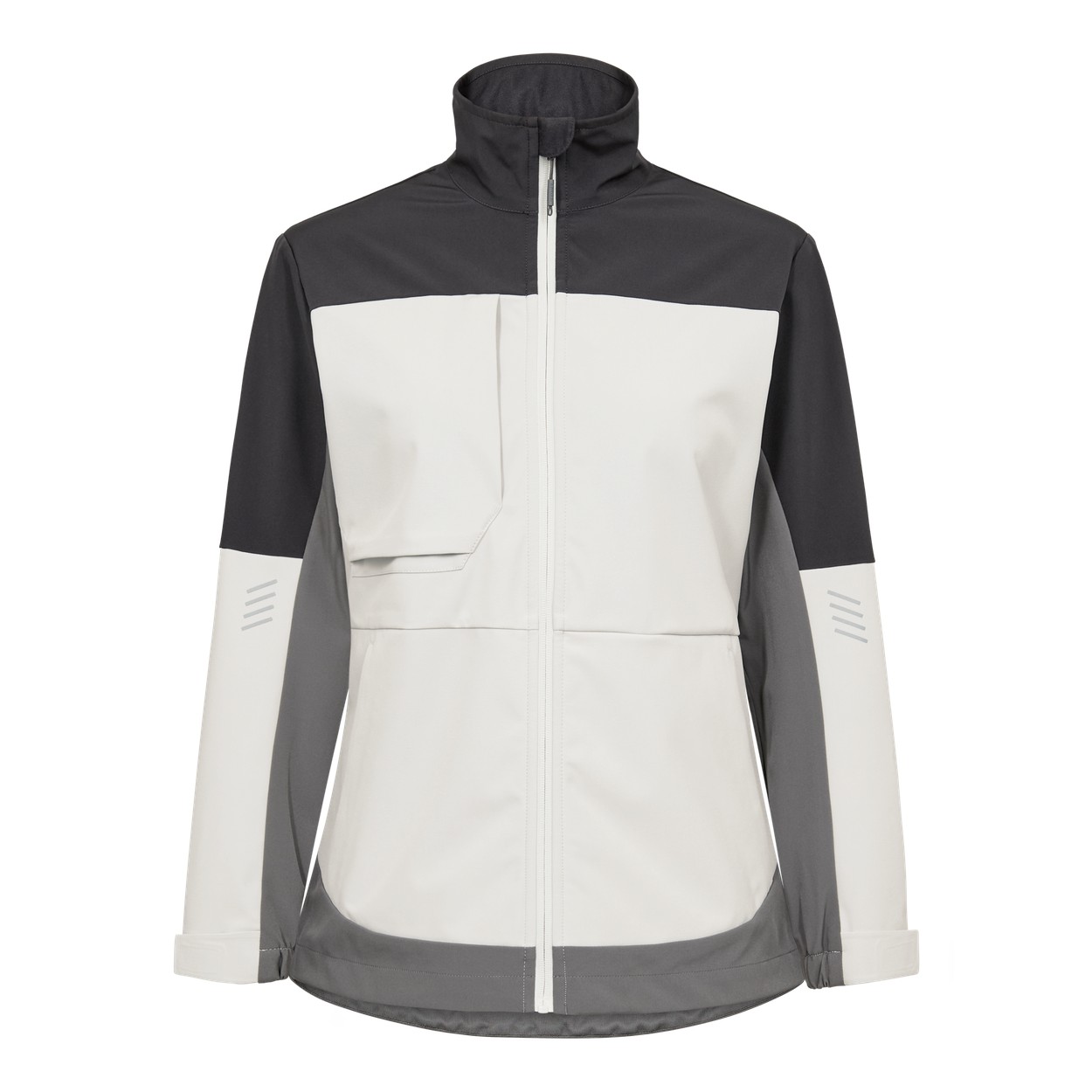 ENGEL Entire Damen Softshelljacke in Bone White / Anthracite Grey, Größe XS