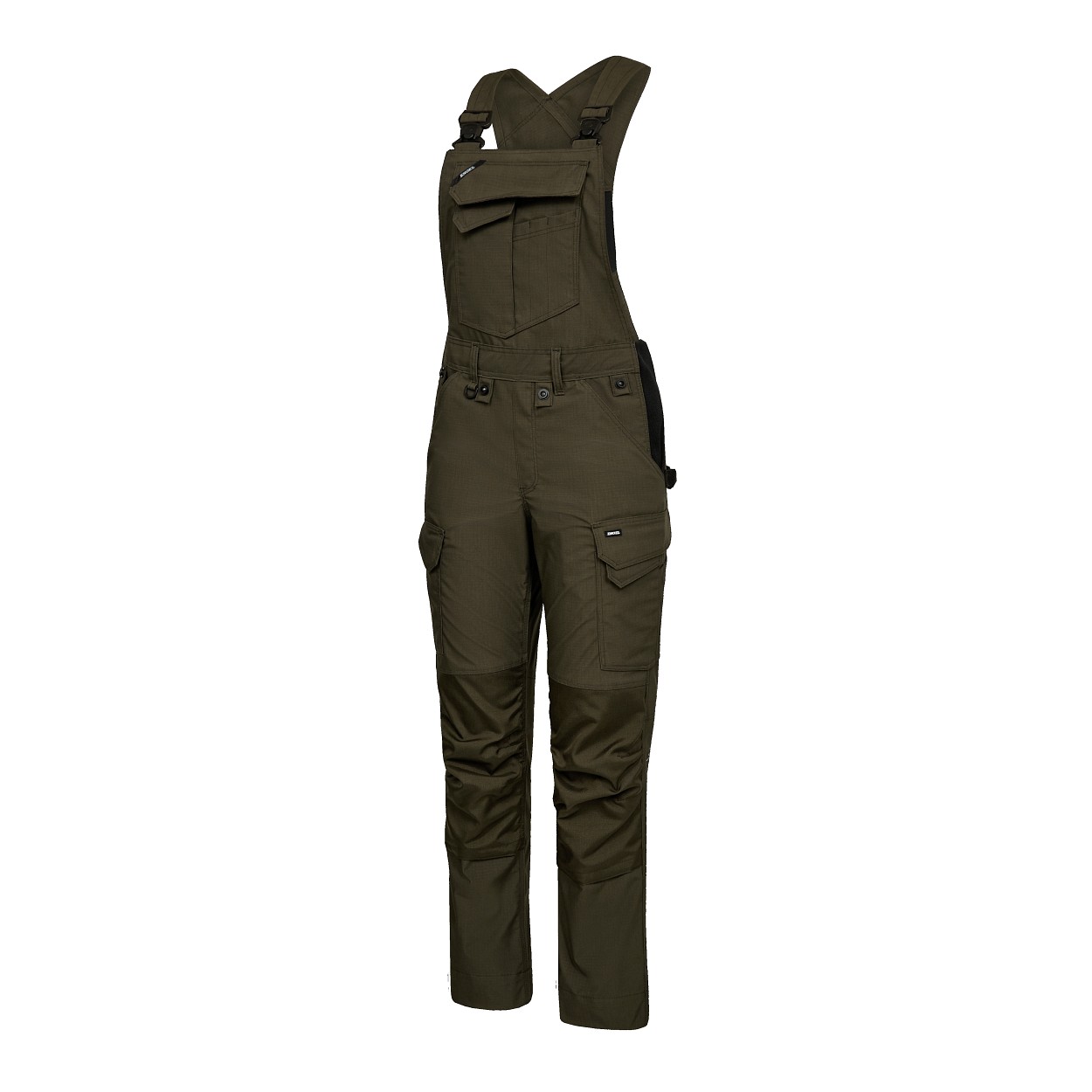 ENGEL Entire Damen Latzhose mit 2-Wege-Stretch in Forest Green, Größe 48