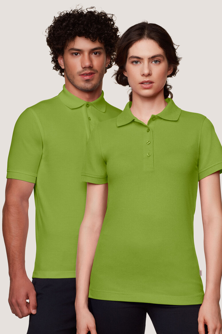 HAKRO 569 Poloshirt MIKRALINAR® ECO GRS in kiwi, Größe 3XL