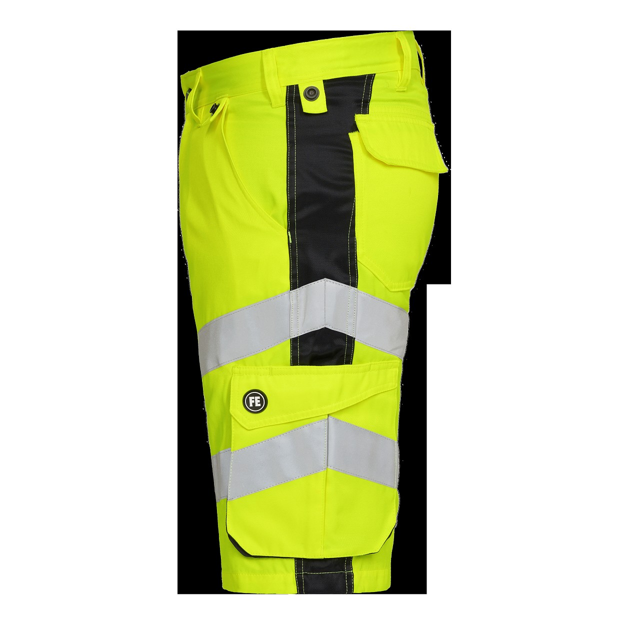 ENGEL Safety Light Arbeitsshorts in Gelb/Schwarz, Größe 54