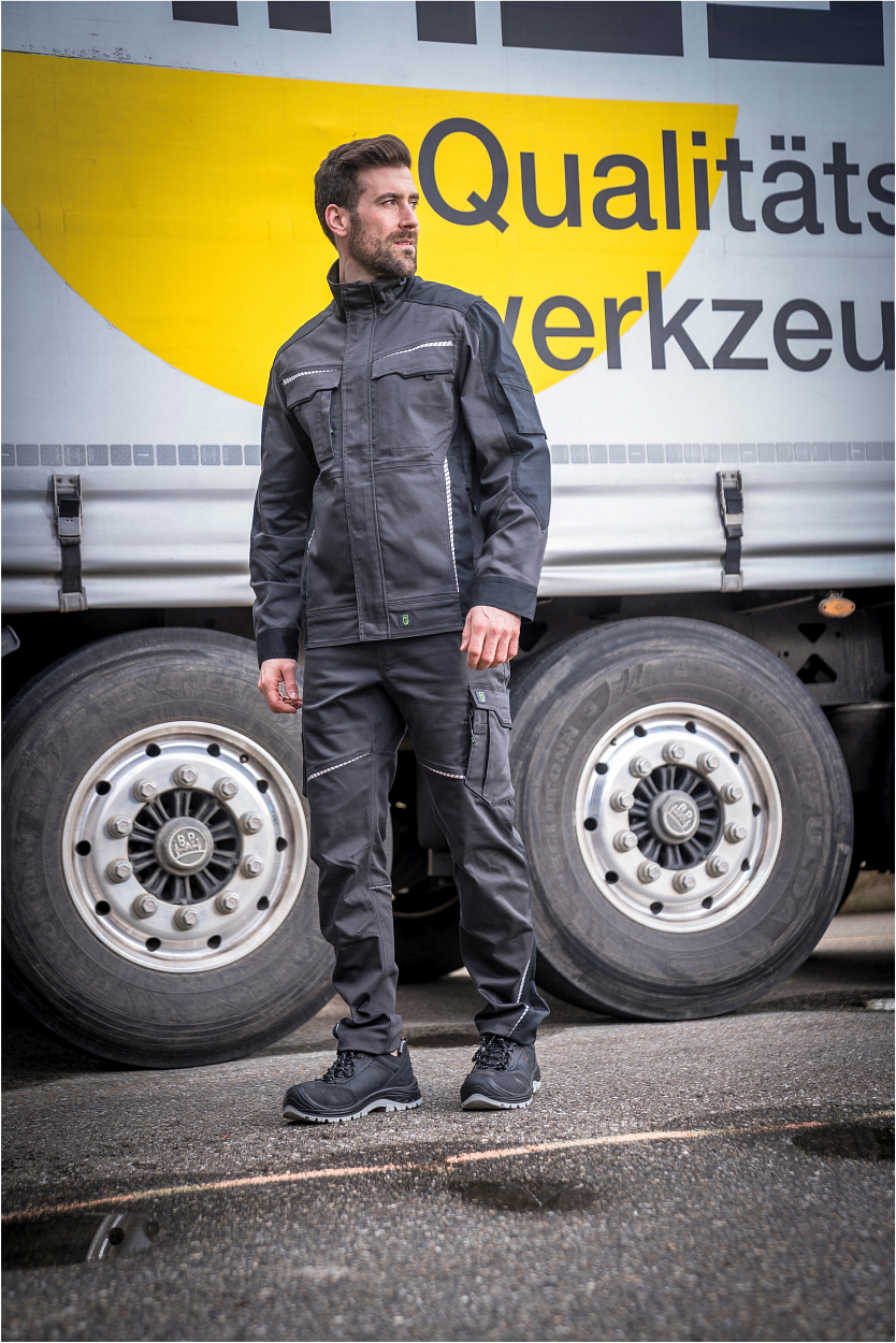 Bundjacke FLEXJ28 Flex Line in Anthrazit/Schwarz, Gr. 2XL von Leibwächter