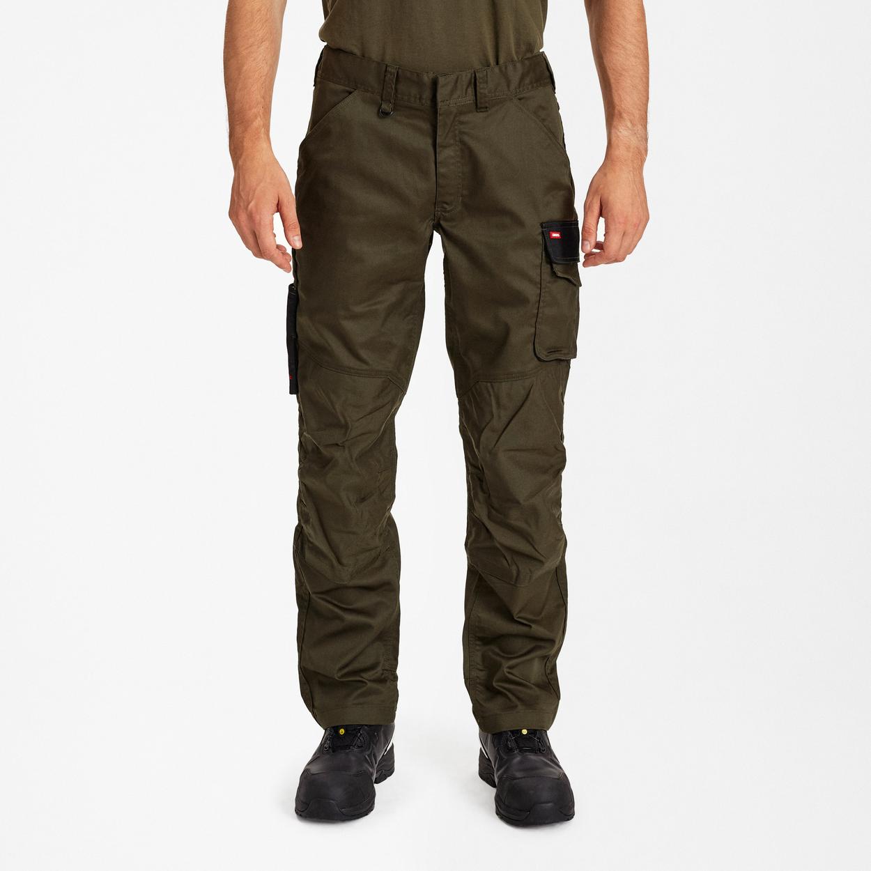 ENGEL Galaxy Arbeitshose mit 2-Wege-Stretch in Forest Green/Schwarz, Größe 106