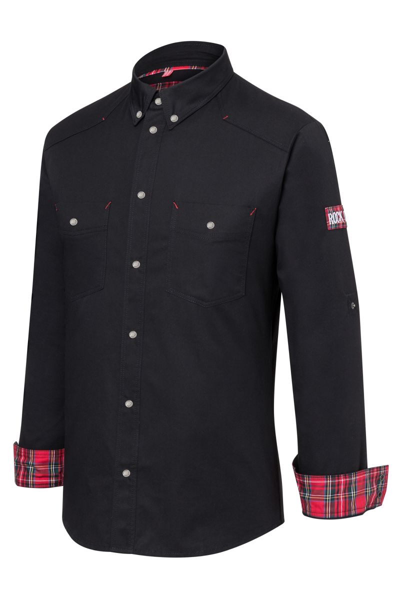 Kochhemd Button-Down ROCK CHEF®-Stage2 Größe 66 in Schwarz von Karlowsky