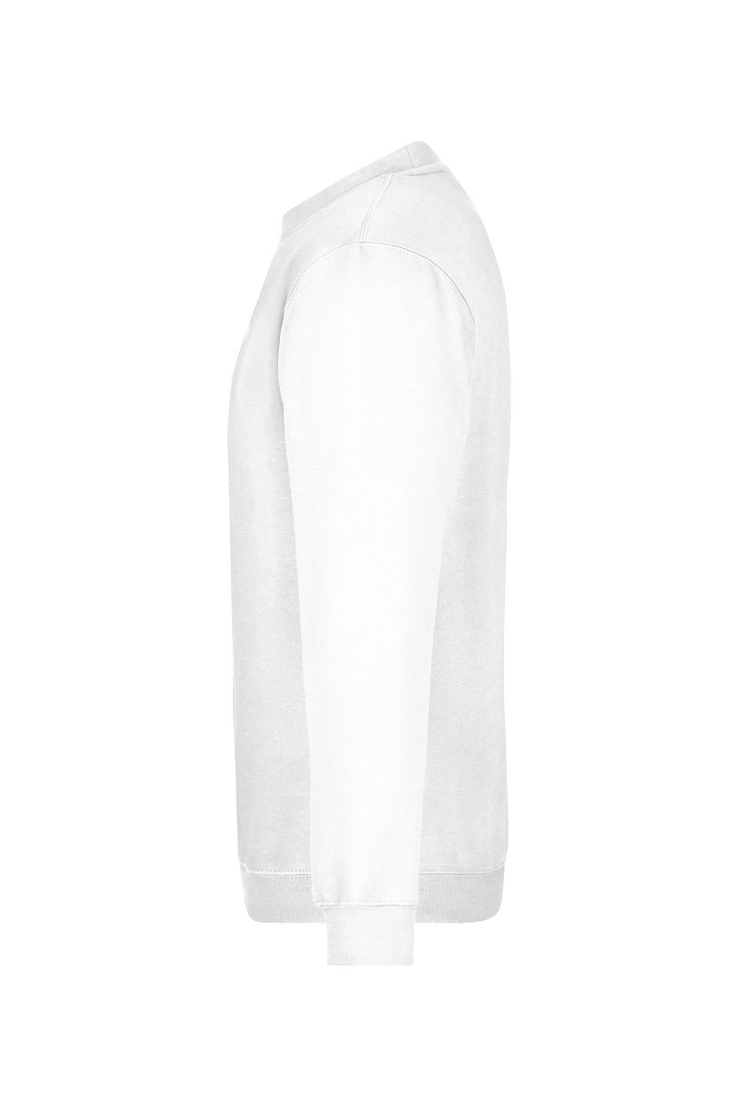 Round-Sweat Heavy "JN040" in White, Größe 5XL - Daiber