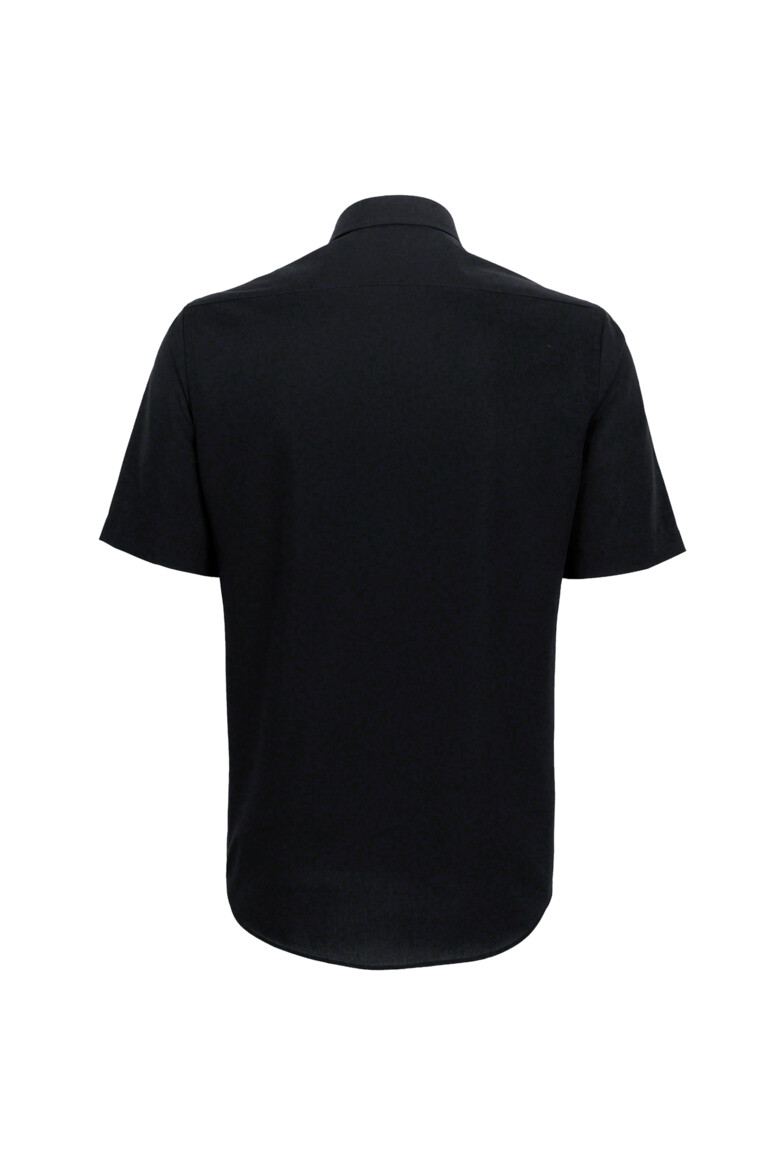 HAKRO 107 1/2-Arm Hemd Business Comfort in schwarz, Größe L
