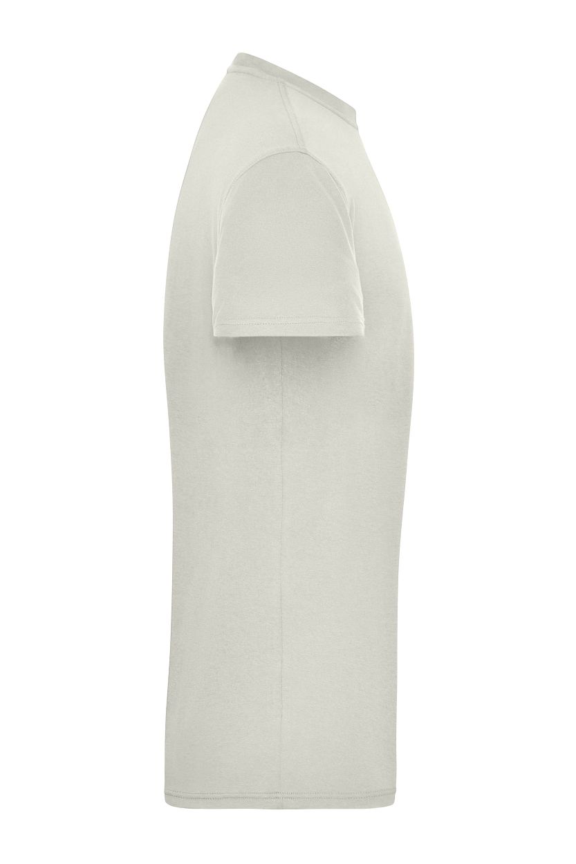 Men's ORGANIC Workwear T-Shirt OCS Blended "JN1808" in Cement, Größe 6XL - Daiber