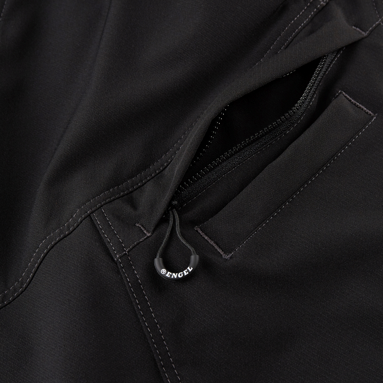 ENGEL X-treme Handwerkerhose mit 4-Wege-Stretch in Schwarz, Größe 26
