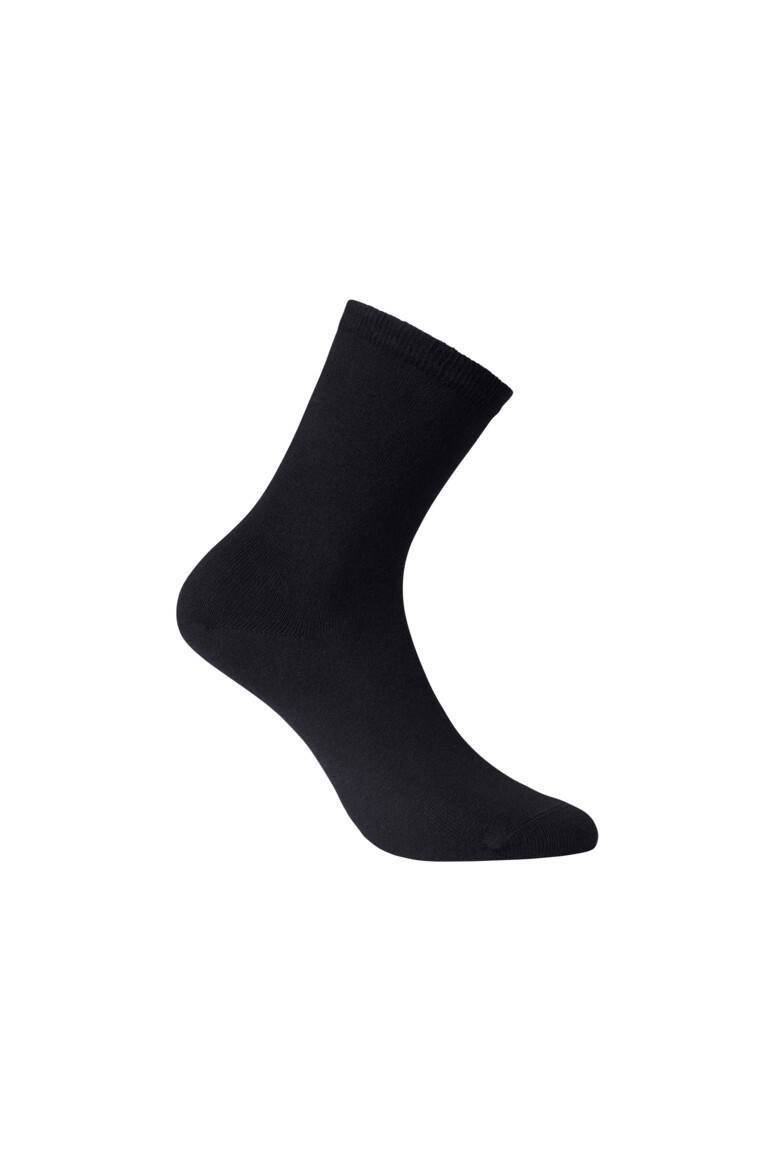 HAKRO 975 Socken Essentials in Schwarz, Größe L
