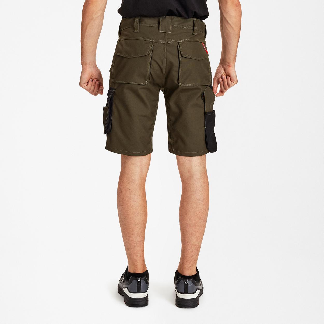 ENGEL Galaxy Arbeitsshorts in Forest Green/Schwarz, Größe 54