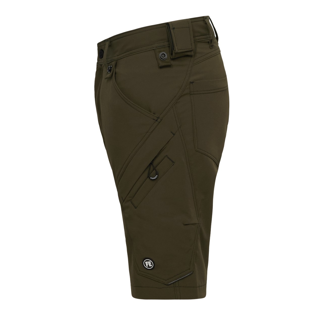 ENGEL X-treme Arbeitsshorts mit 4-Wege-Stretch in Forest Green, Größe 54