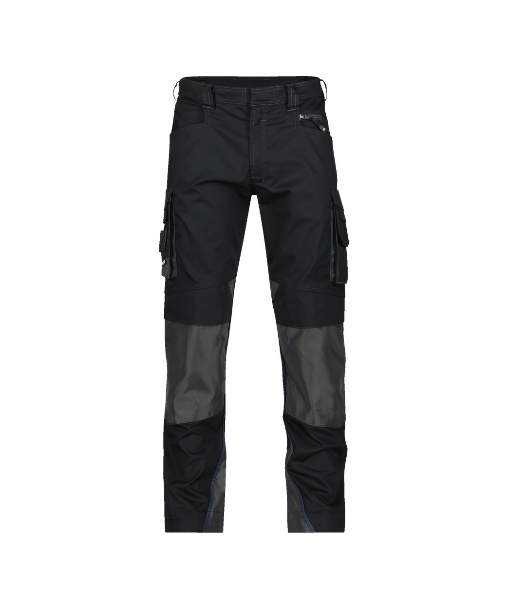 Arbeitshose mit Kniepolstertaschen "DASSY® Nova" in SCHWARZ/ANTHRAZITGRAU, Größe 58 - kurzer Schritt PESCO63