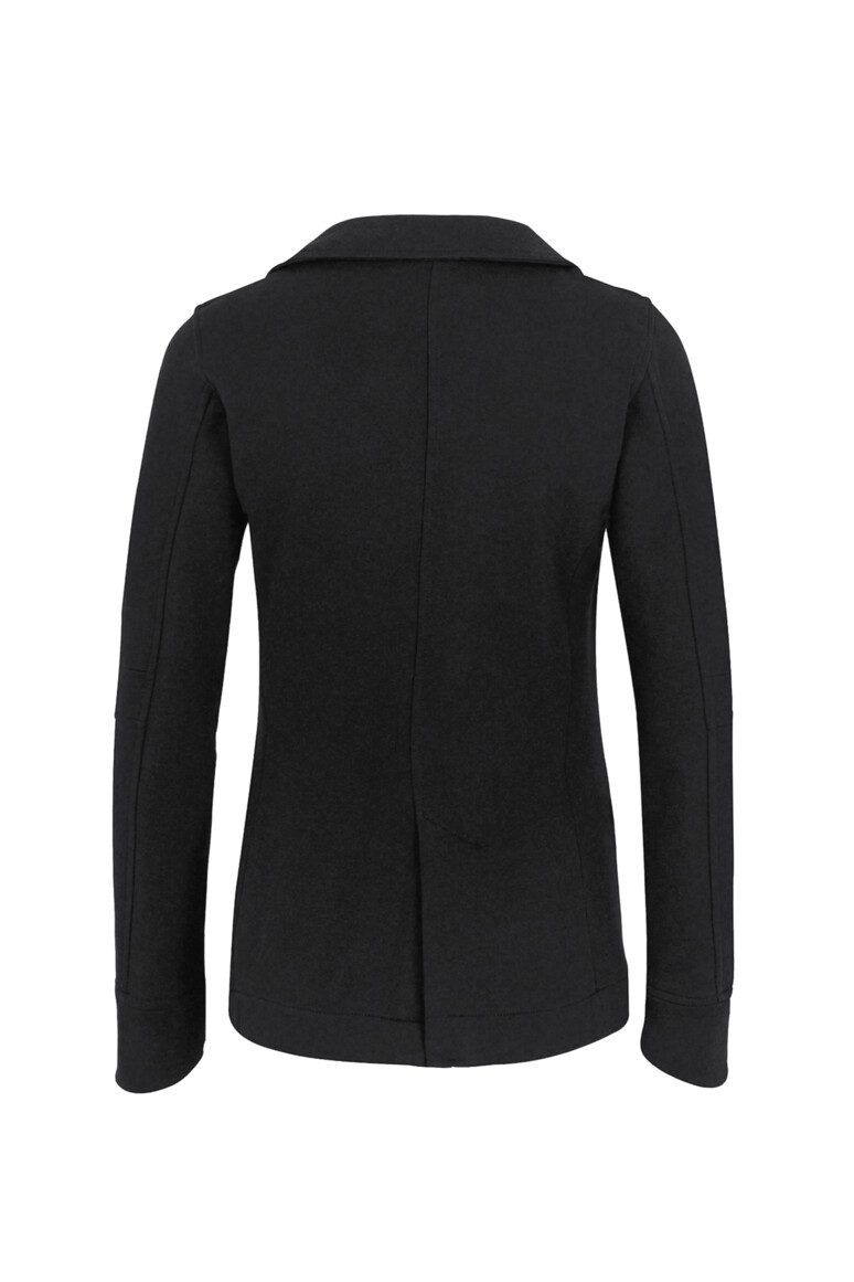 HAKRO 260 Damen Sweatblazer Premium in Schwarz, Größe 3XL