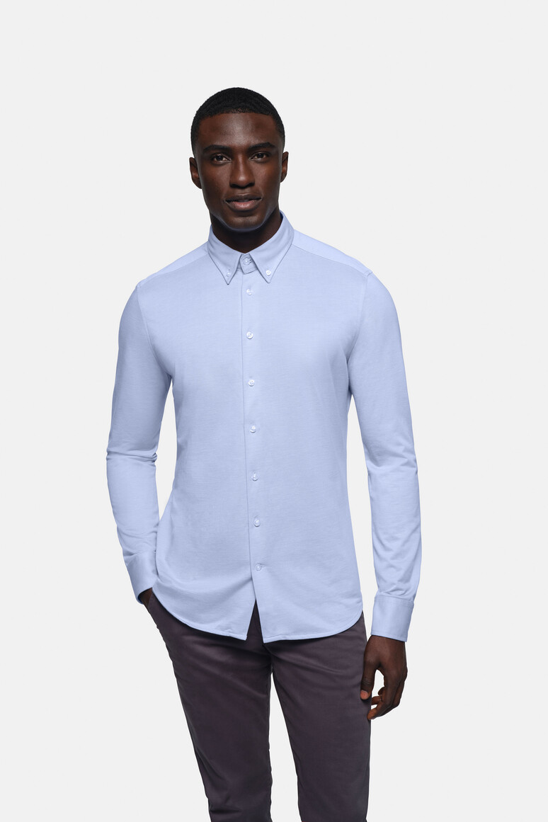 HAKRO 130 Hemd Natural Stretch Regular in Ozeanblau, Größe 3XL HAKRO 130 Hemd Natural Stretch Regular in Ozeanblau, Größe 3XL