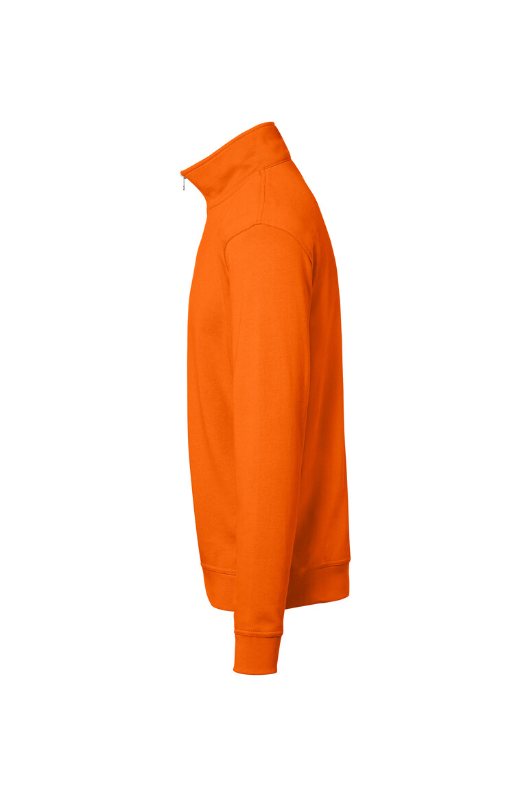 HAKRO 451 Zip-Sweatshirt Premium in Orange, Größe 3XL