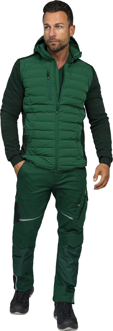 Herren Hybridjacke Casual Line Grün CAHYJ, Gr. 2XL von Leibwächter