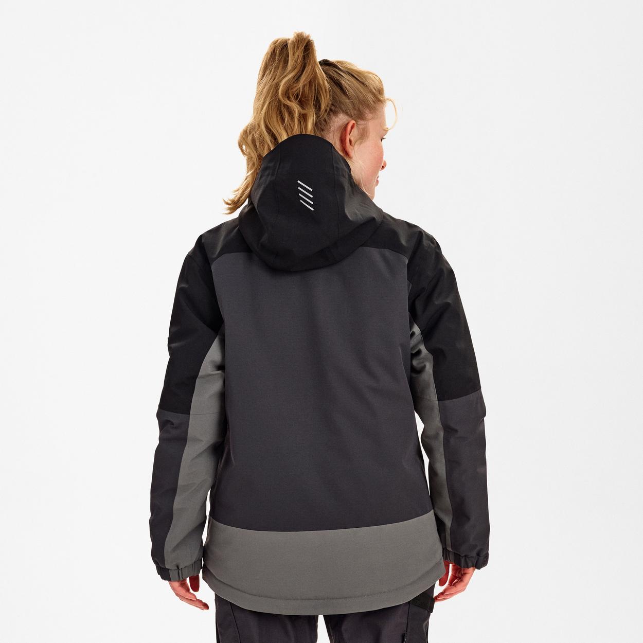 ENGEL Entire Damen Winterjacke in Anthrazitgrau/Schwarz, Größe XS