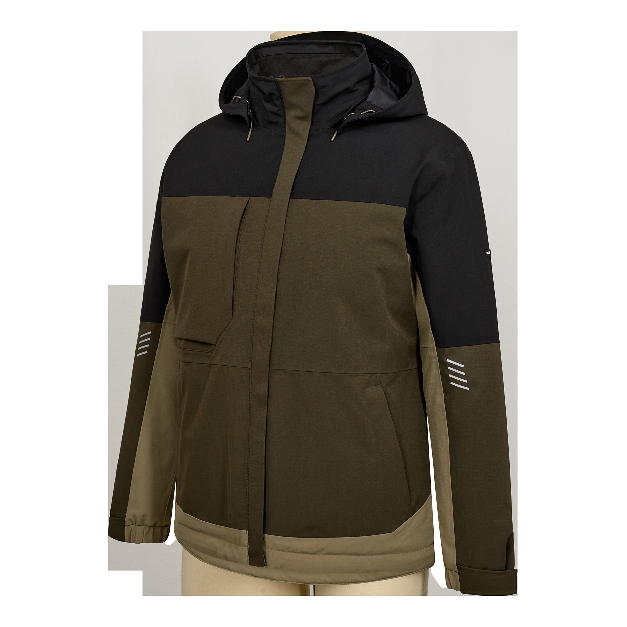 ENGEL Entire Damen Winterjacke in Forest Green/Schwarz, Größe XS