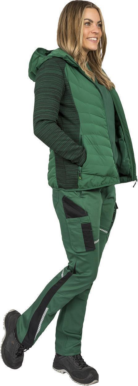 Damen-Hybridjacke CADHYJ01 Casual Line in Grün, Gr. 52 von Leibwächter