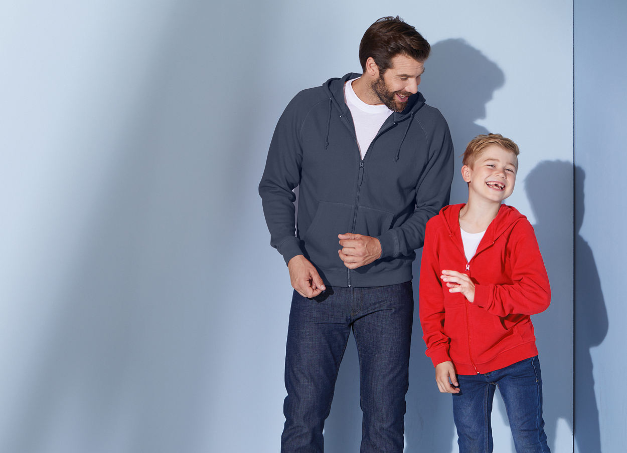 Hooded Jacket Junior "JN059K" in White, Größe 2XL - Daiber