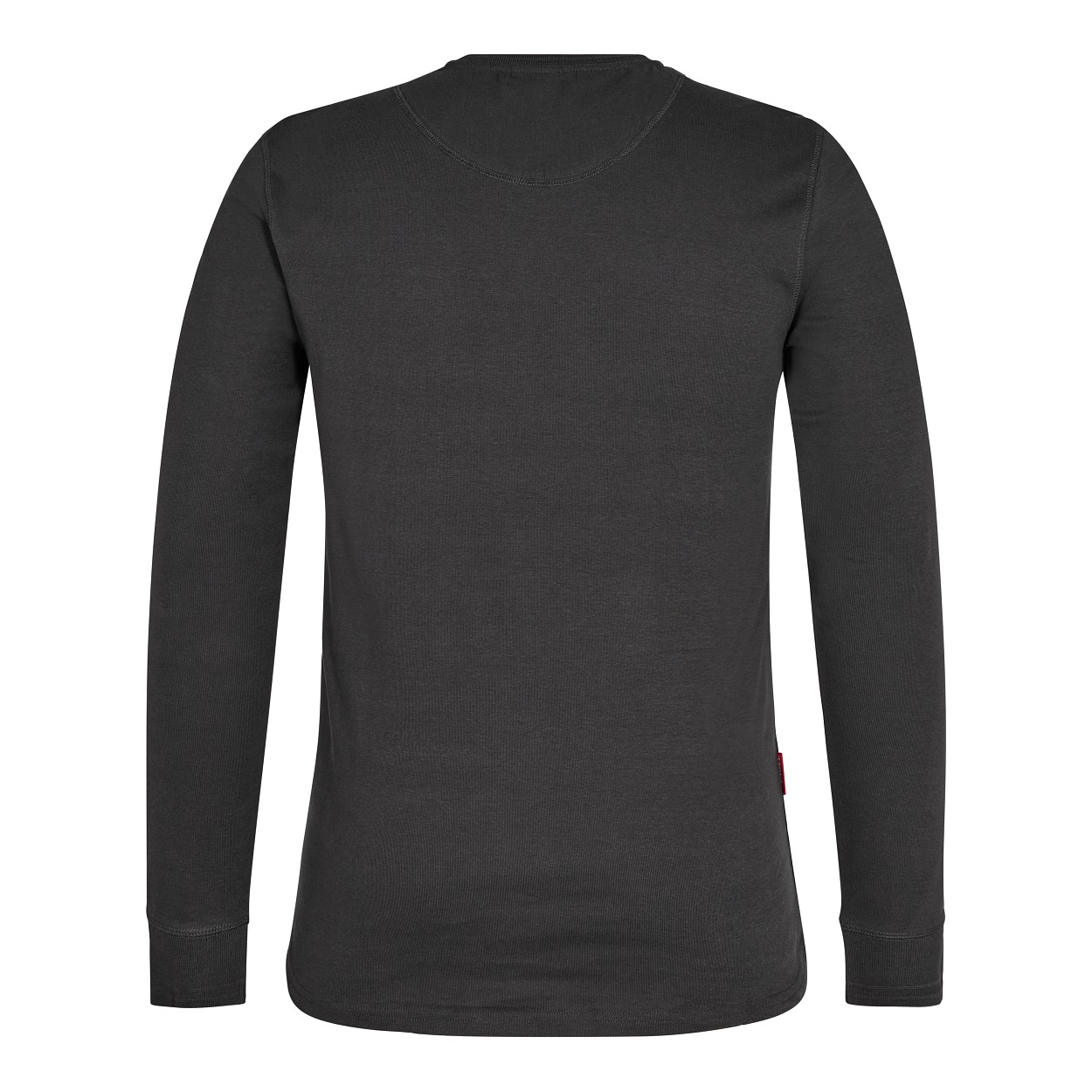 ENGEL Extend Grandad langarm-Shirt in Anthrazit Grau, Größe XS