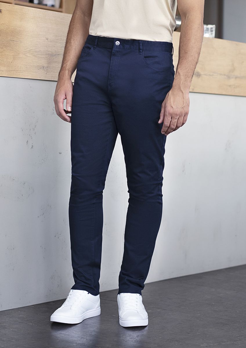 Herren 5-Pocket-Hose Classic-Stretch Größe 66/s in Nachtblau von Karlowsky