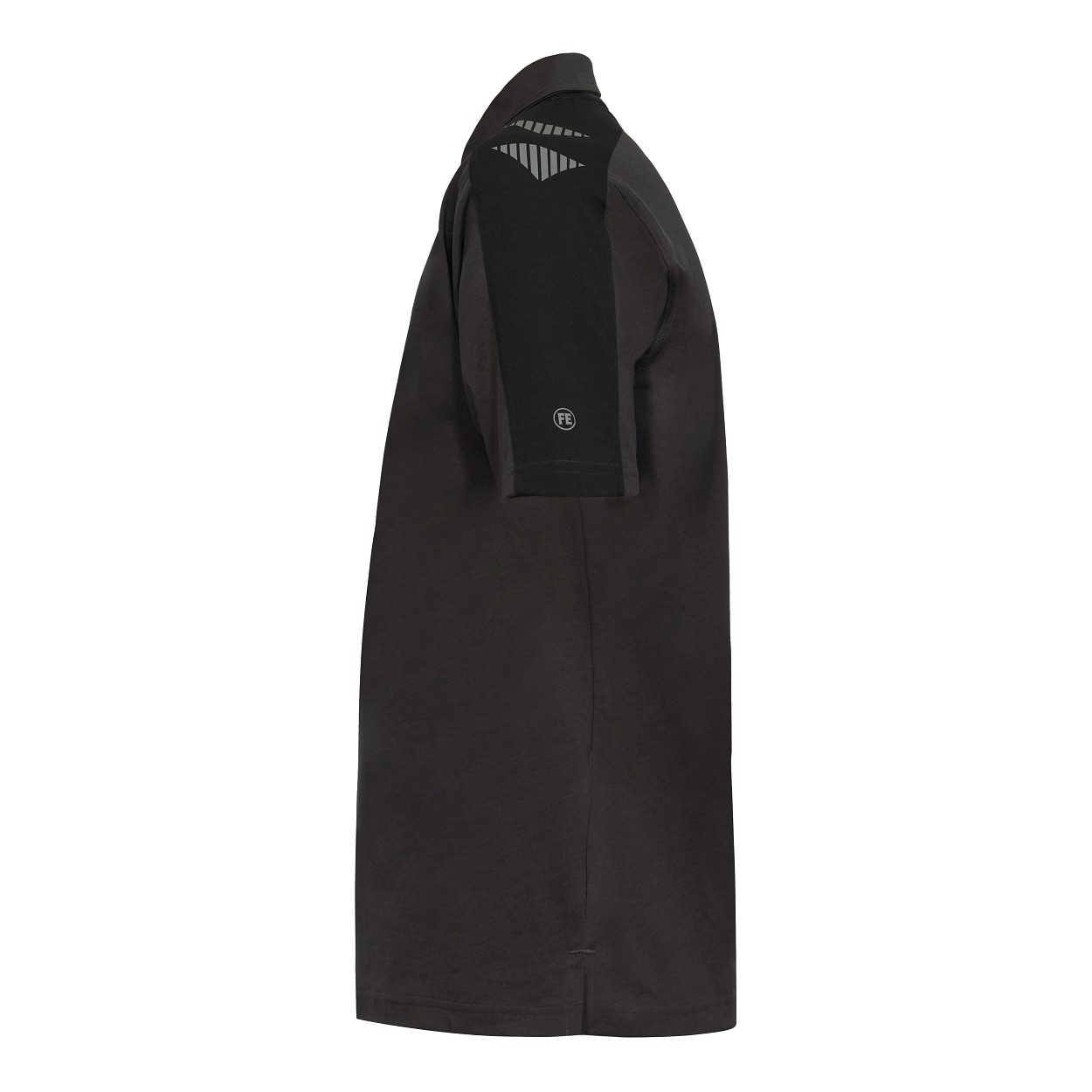 ENGEL Galaxy Poloshirt in Anthrazitgrau/Schwarz, Größe XS