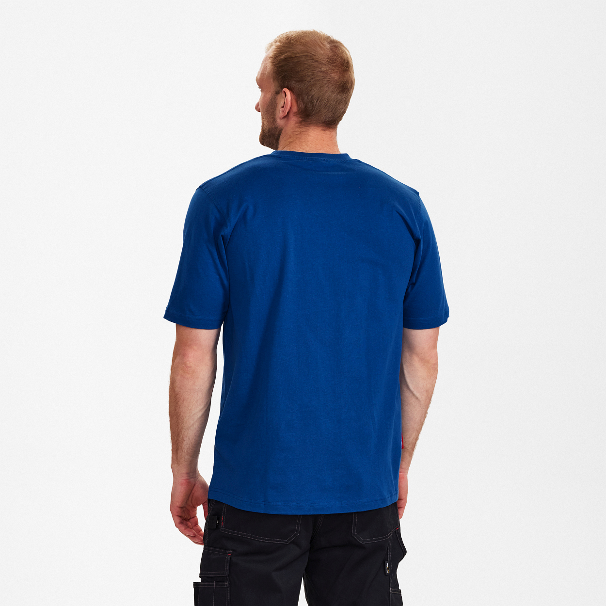 ENGEL Extend Baumwolle T-shirt in Surfer Blue, Größe XS