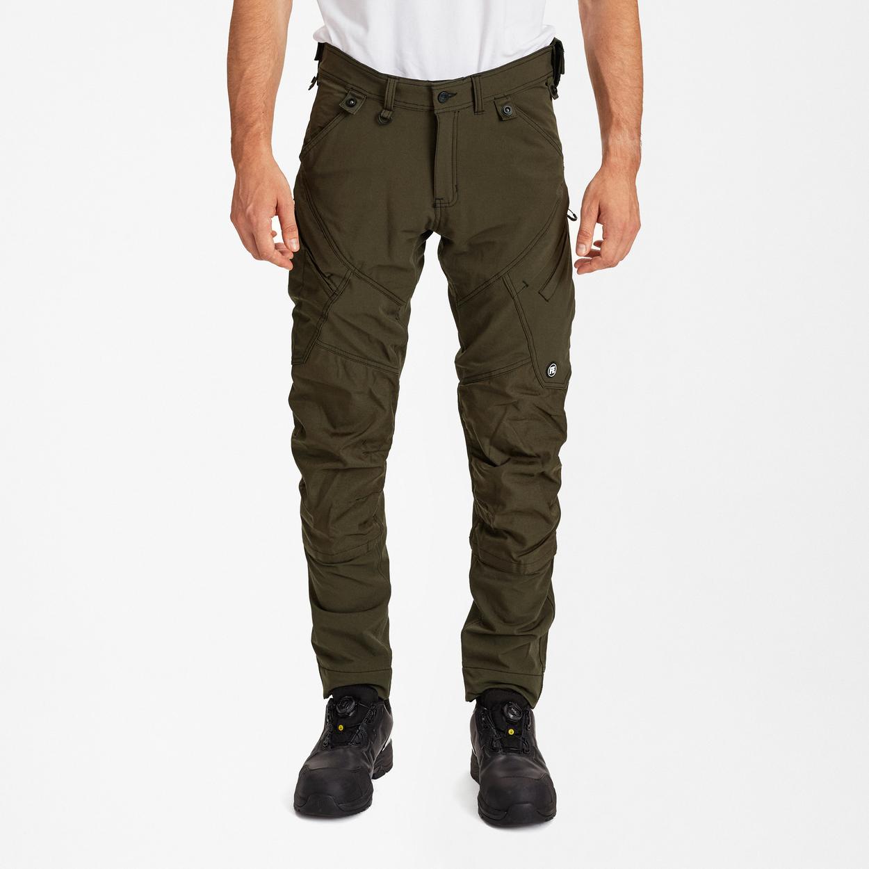 ENGEL X-treme Arbeitshose mit 4-Wege-Stretch in Forest Green, Größe 26