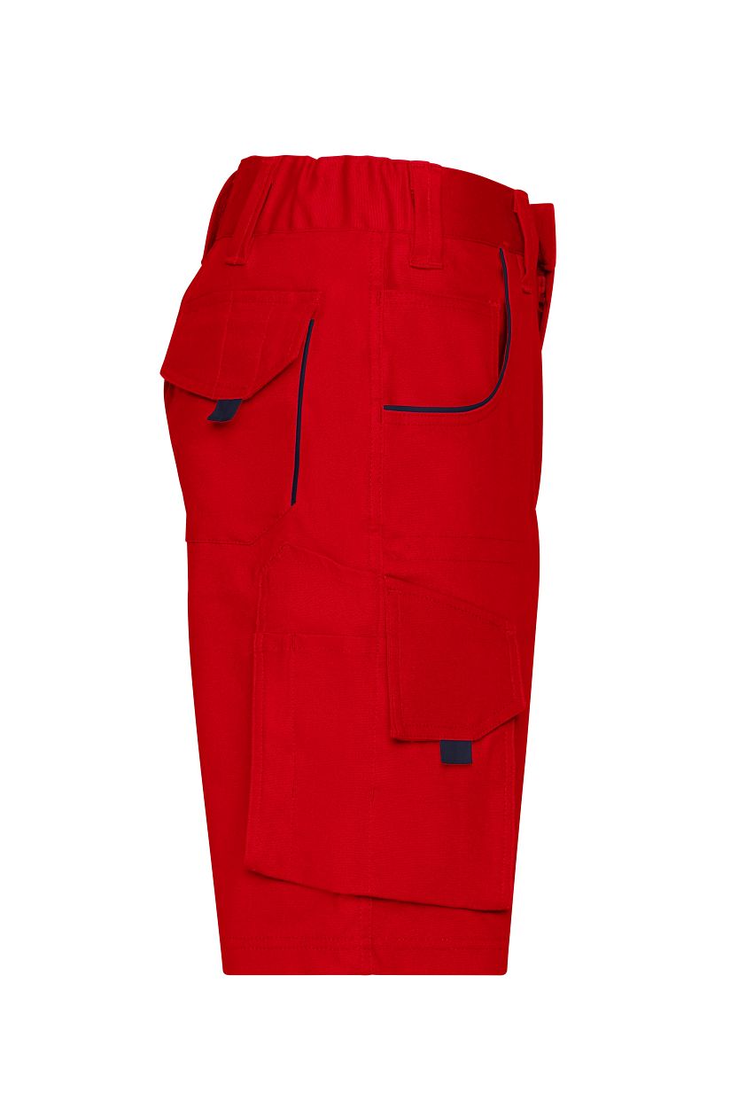 Workwear Bermudas - COLOR - "JN872" in Red/Navy, Größe 62 - Daiber