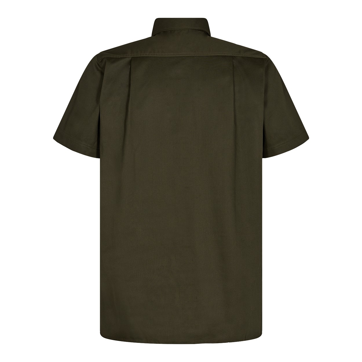 ENGEL Extend kurzärmliges Herrenhemd in Forest Green, Größe 49/50