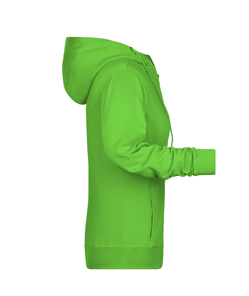 Ladies' Zip Hoody OCS Blended & RCS "8025" in Lime-Green, Größe 3XL - Daiber