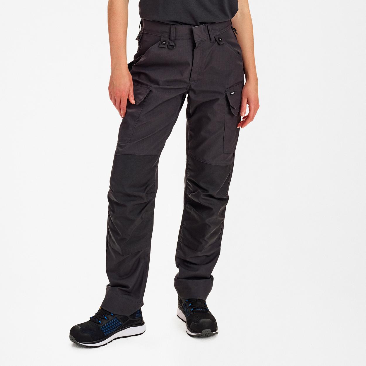 ENGEL Entire Damen Arbeitshose mit 2-Wege-Stretch in Anthrazit Grau, Größe 34