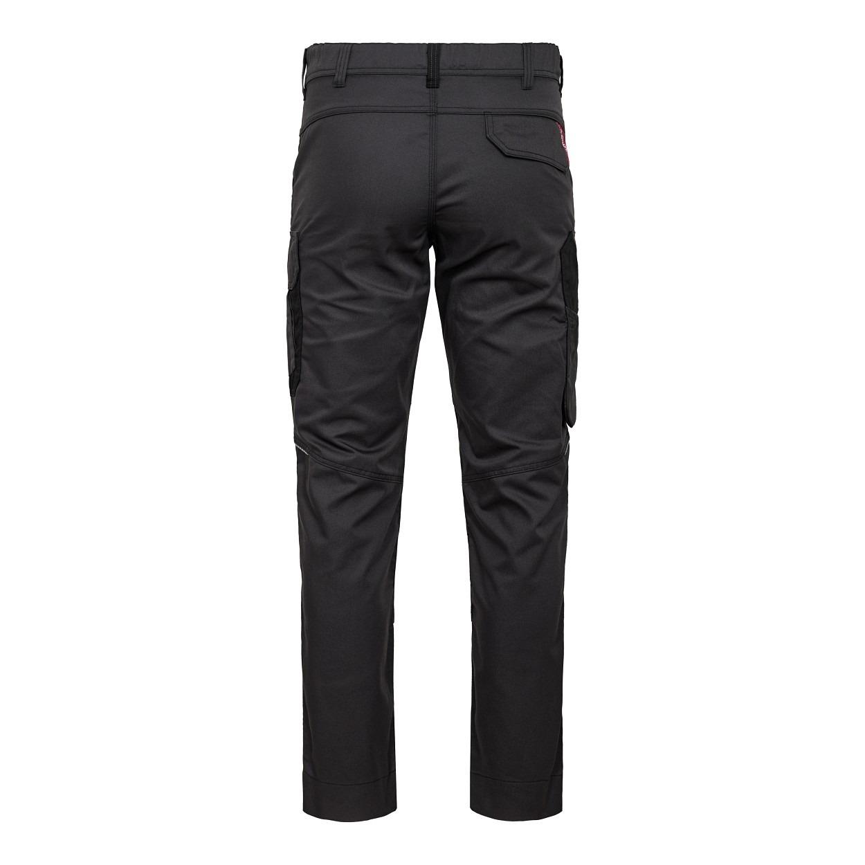 ENGEL Venture Arbeitshosen mit verdeckte Knopfleiste in Anthrazitgrau/Schwarz, Größe 26