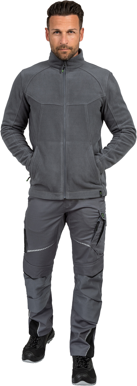 Polar-Fleecejacke Unisex CAFLJ, Gr. 2XL von Leibwächter