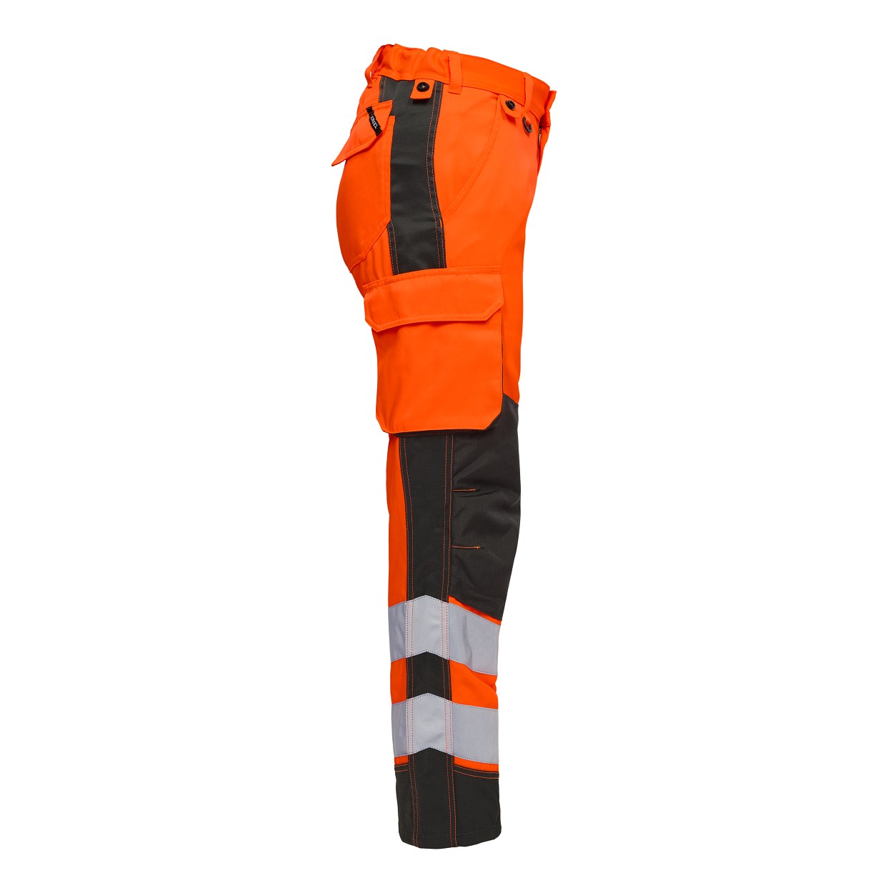ENGEL Safety Light Damenhose in Orange/Anthrazit Grau, Größe 48