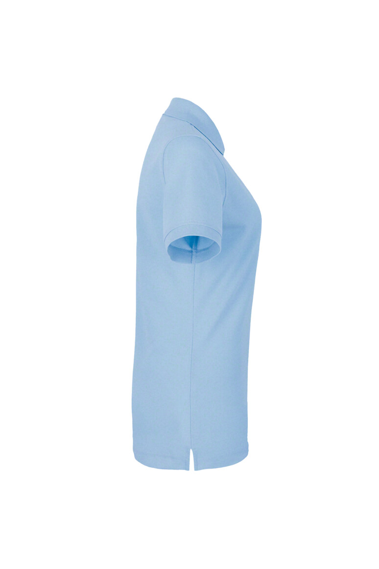 HAKRO 216 Damen Poloshirt MIKRALINAR® in Eisblau, Größe 6XL