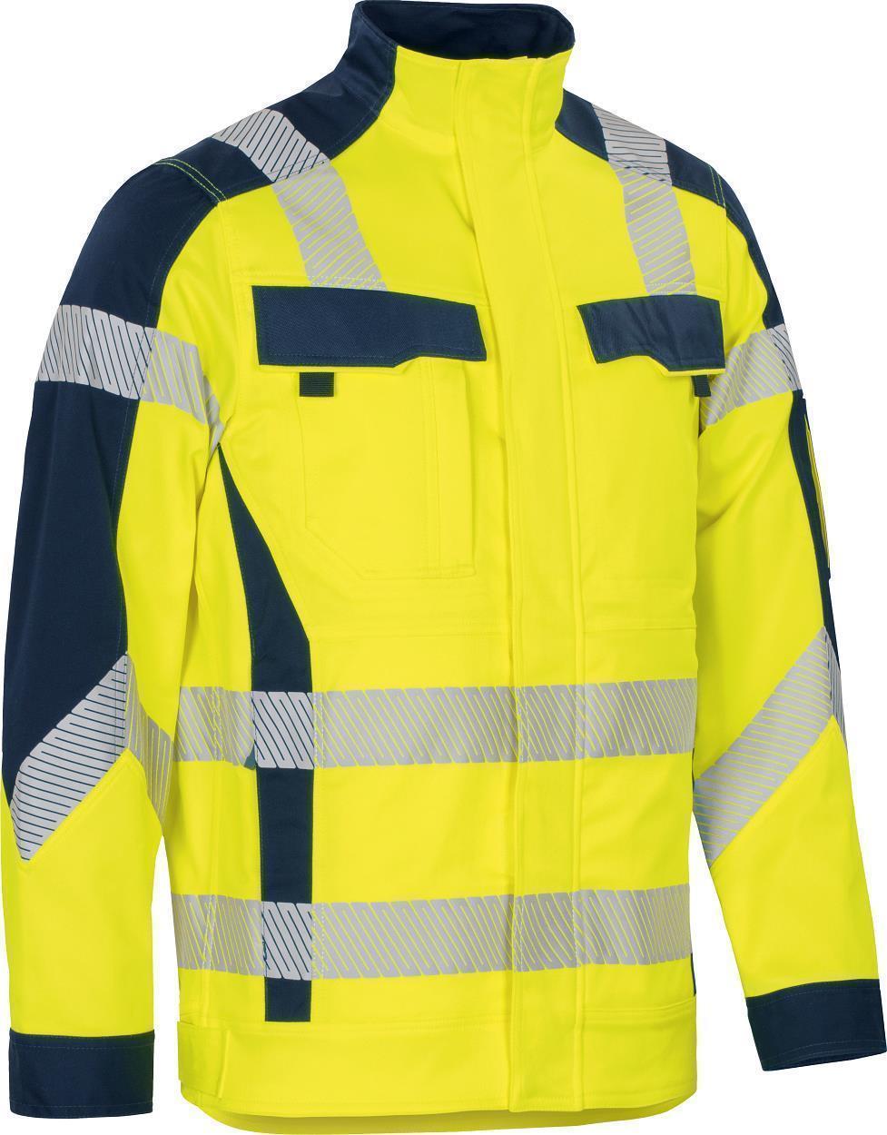 Jacke Flex-HiVis leuchtgelb-marine in Gr. XXL von Vizwell