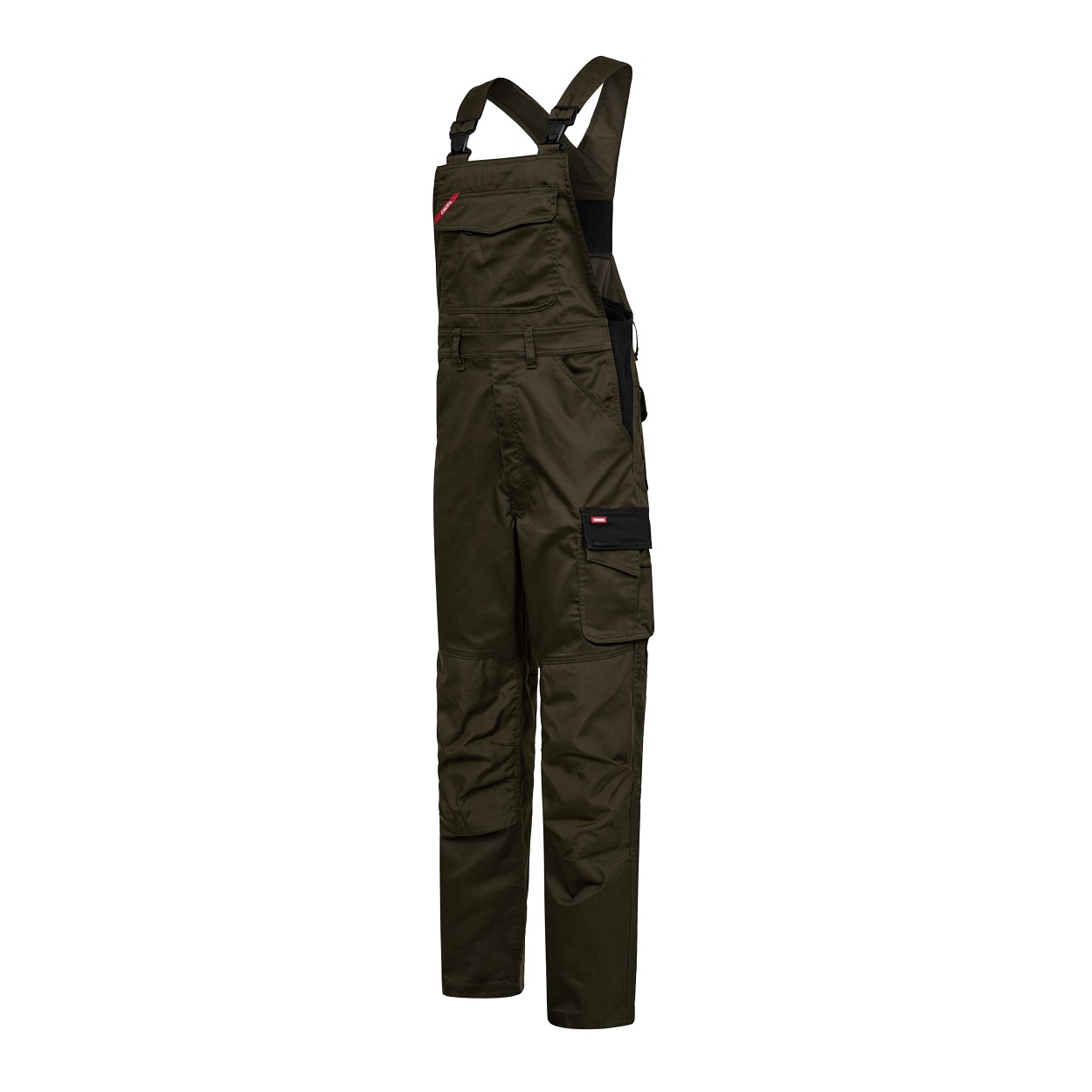 ENGEL Galaxy Latzhose mit Stretch in Forest Green/Schwarz, Größe 106