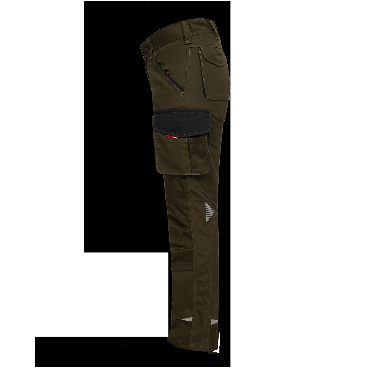 ENGEL Galaxy Damen Arbeitshose in Forest Green/Schwarz, Größe 48