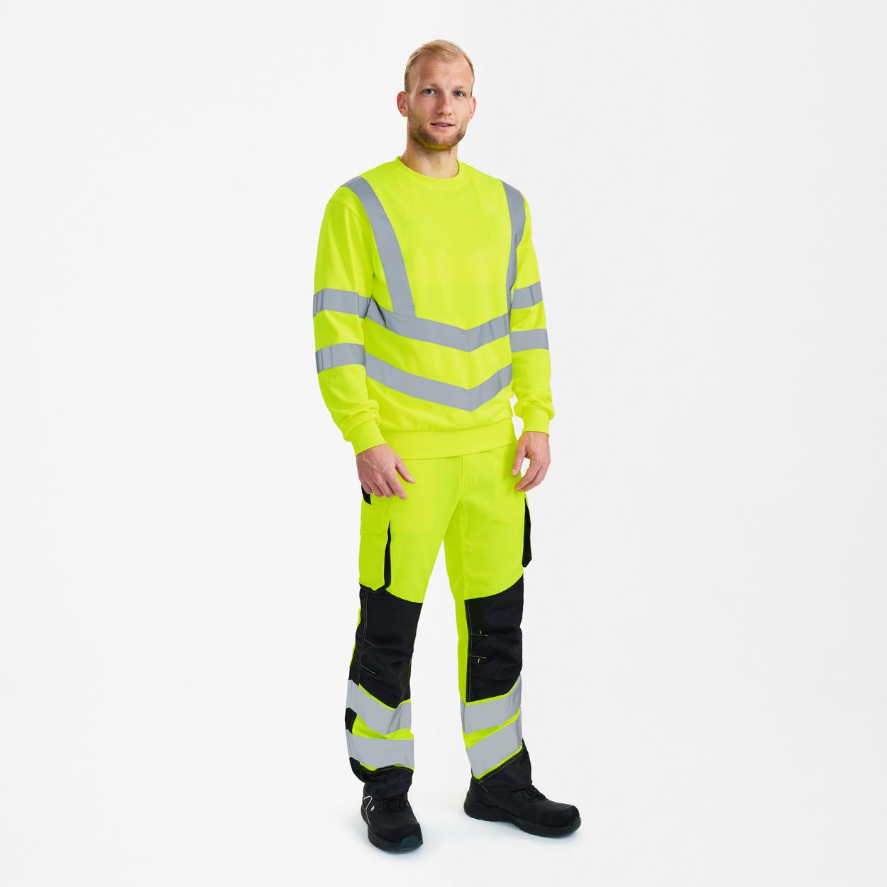 ENGEL Safety Sweatshirt in Gelb, Größe XS