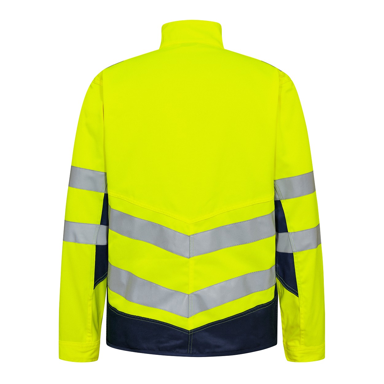 ENGEL Safety Light Arbeitsjacke in Gelb/Blue Ink, Größe XS