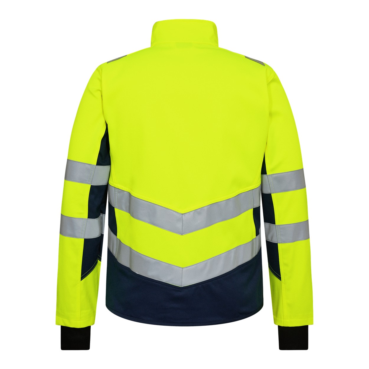 ENGEL Safety Arbeitsjacke mit 2-Wege-Stretch in Gelb/Blue Ink, Größe XS