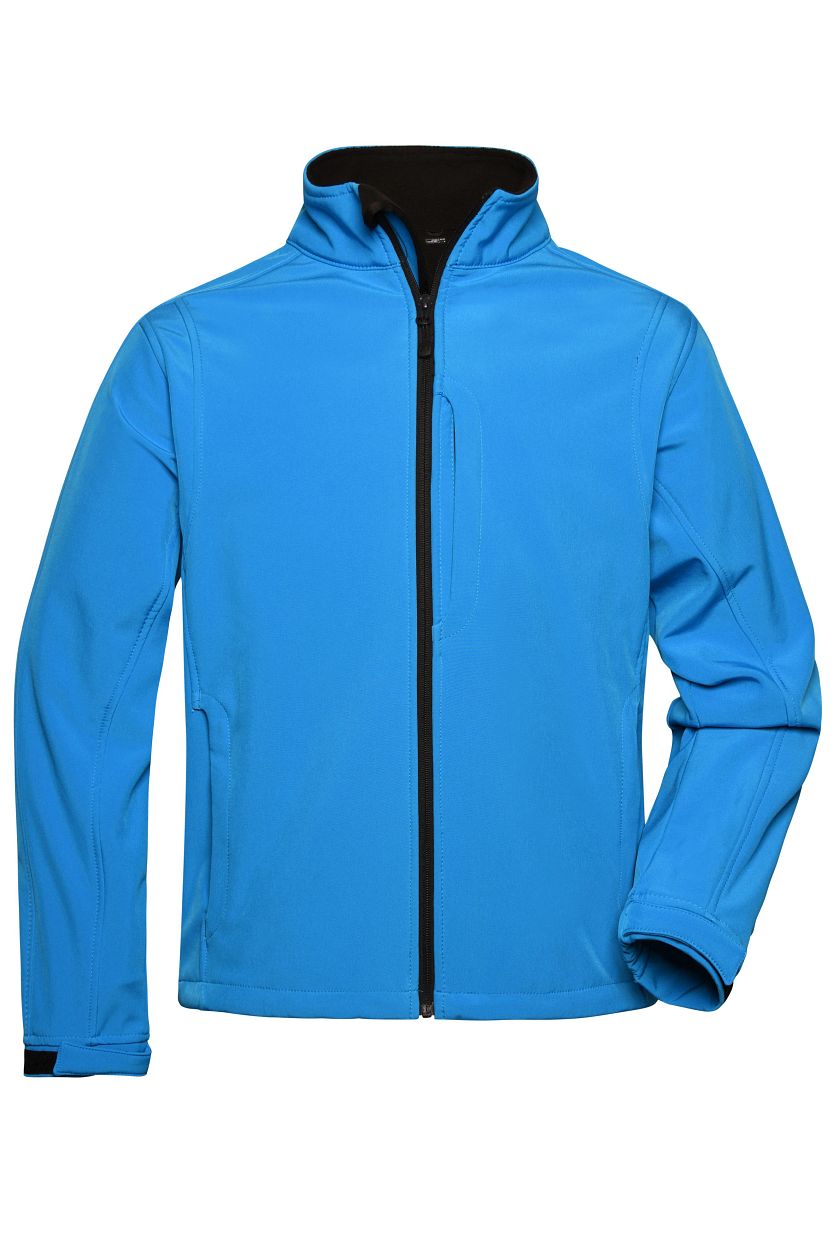 Men's Softshell Jacket "JN135" in Aqua, Größe 3XL - Daiber