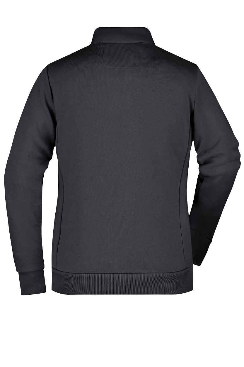 Ladies' Hybrid Sweat Jacket "JN1123" in Black, Größe 2XL - Daiber