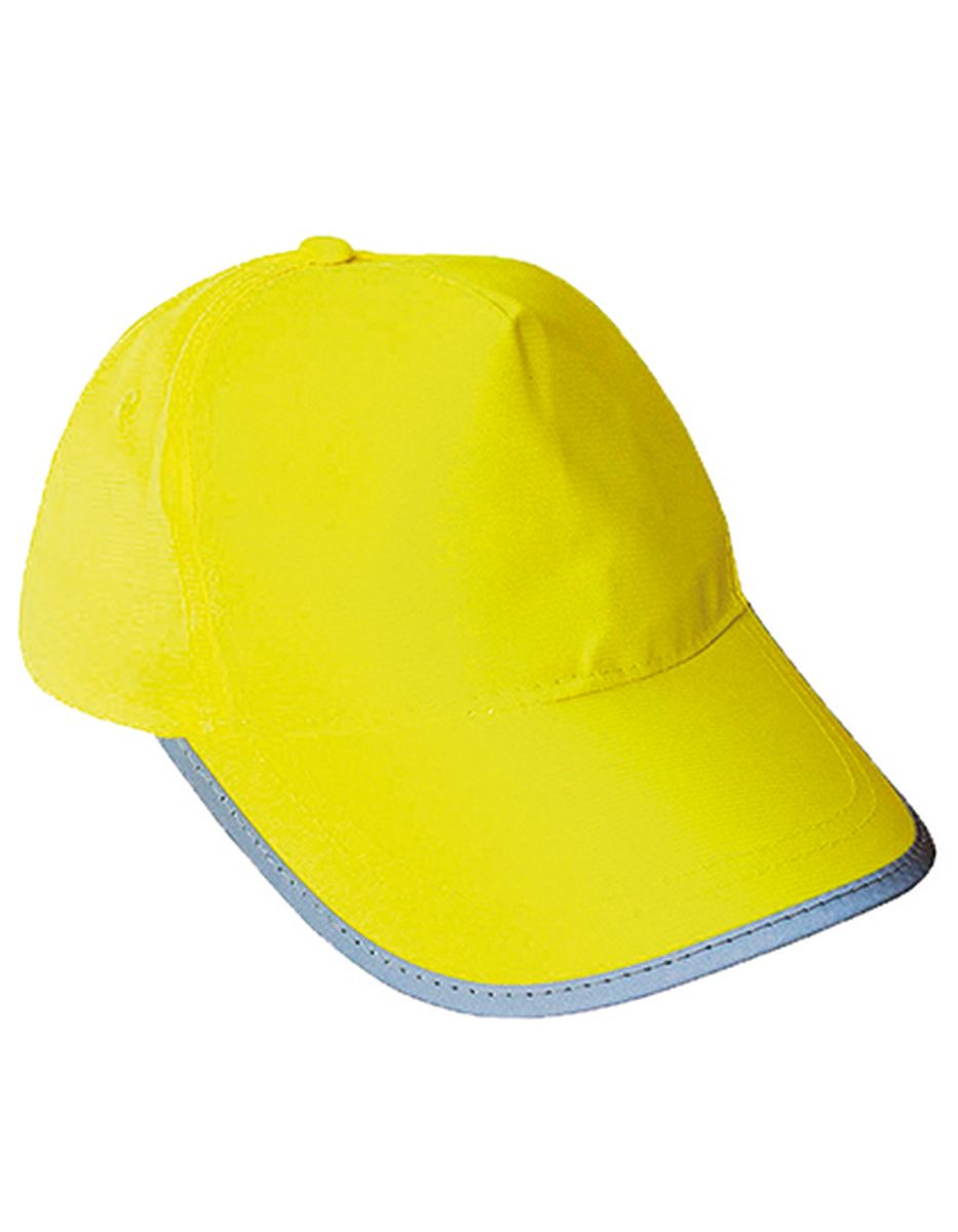 Korntex® Hi-Vis Basic Cap für Erwachsene "Montpellier" in Signal Yellow, Größe One Size