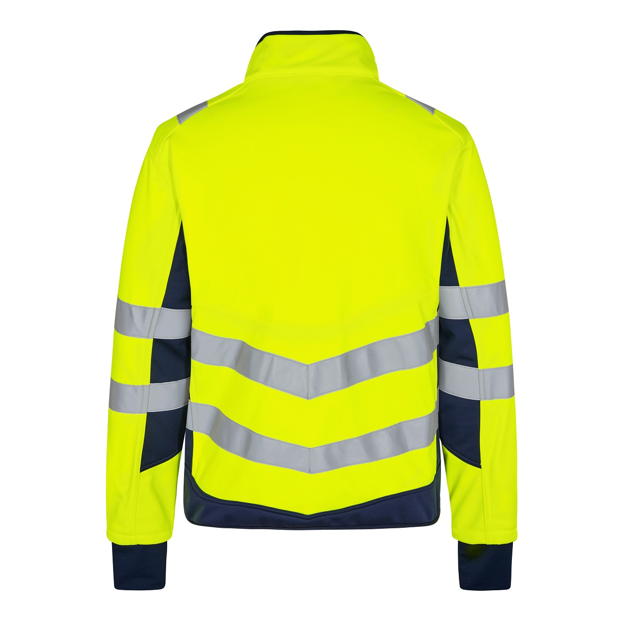 ENGEL Safety Softshelljacke in Gelb/Blue Ink, Größe 2XL