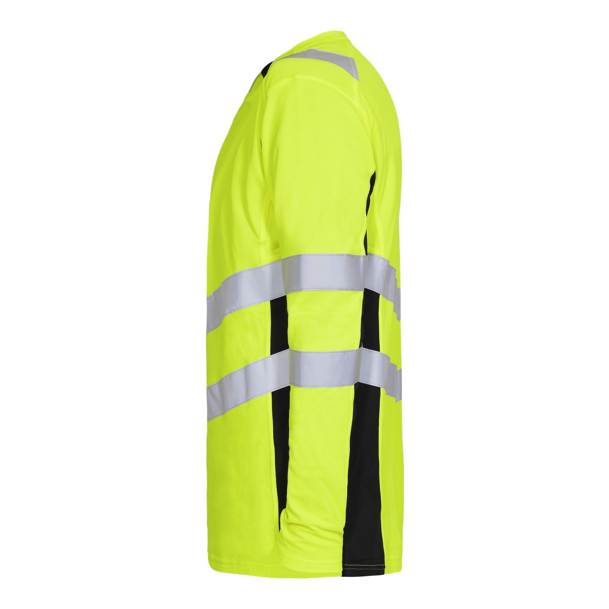 ENGEL Safety Langarm-Shirt in Gelb/Schwarz, Größe XS