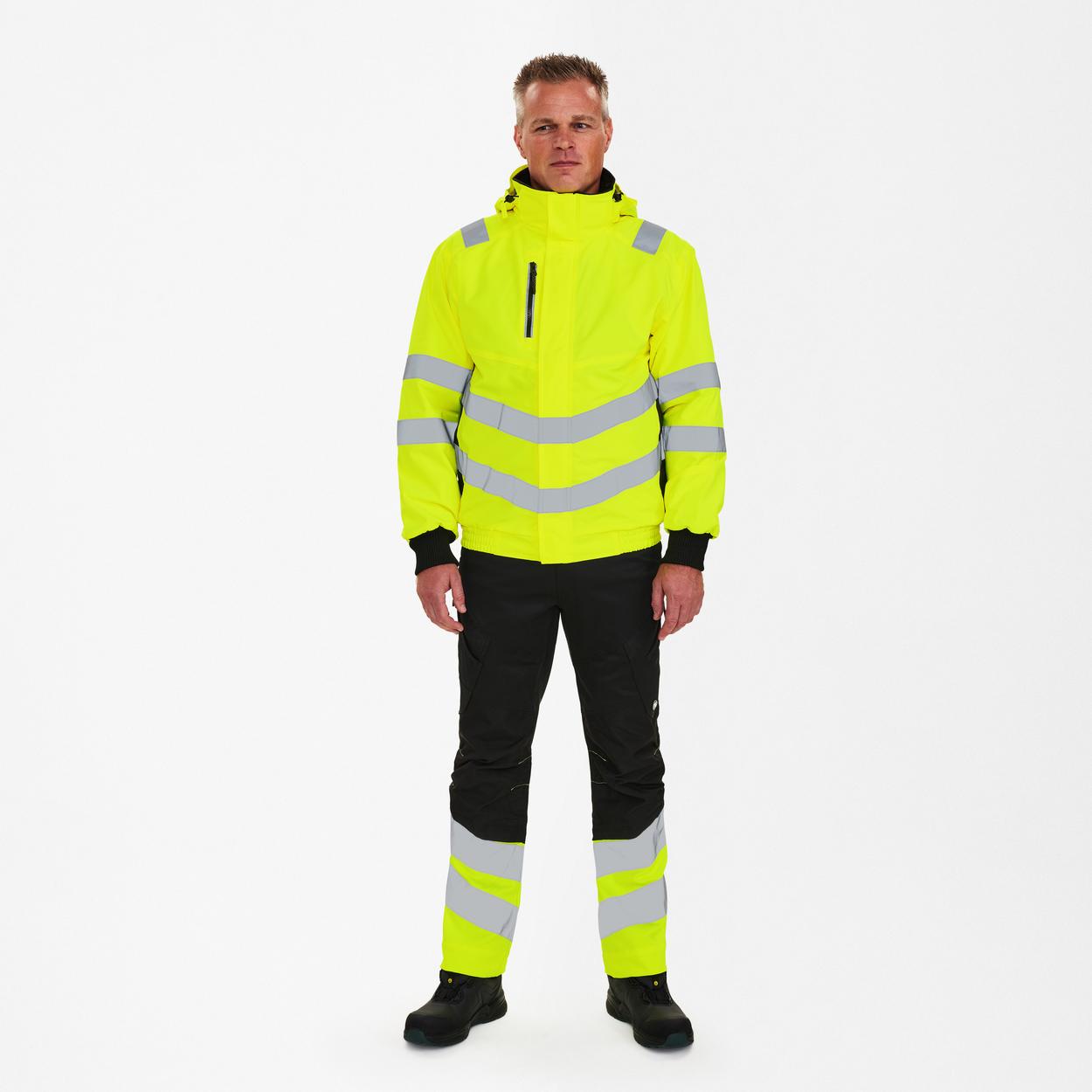 ENGEL Safety Pilotjacke in Gelb/Schwarz, Größe XS