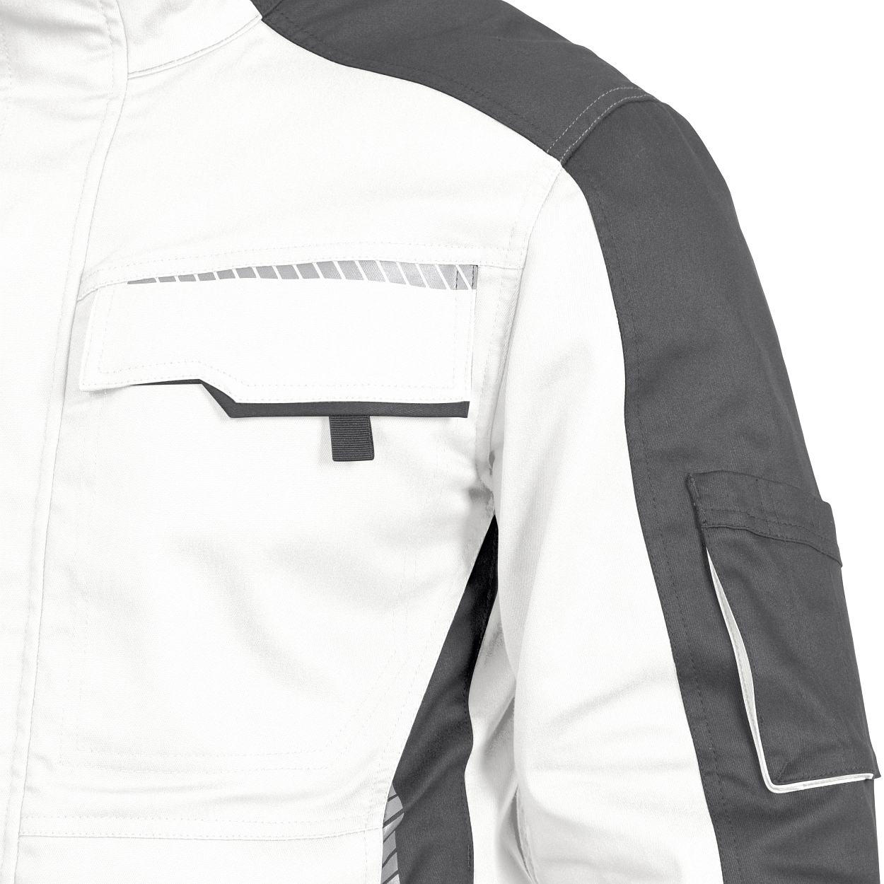 Bundjacke Flex Line Weiß/Grau FLEXJ, Gr. 2XL von Leibwächter