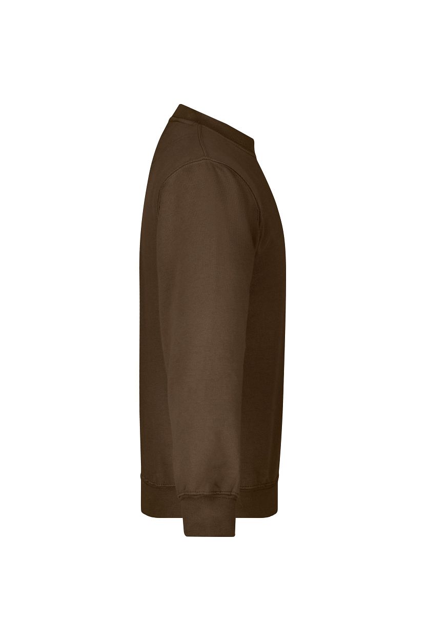 Round-Sweat Heavy Junior "JN040K" in Brown, Größe 2XL - Daiber